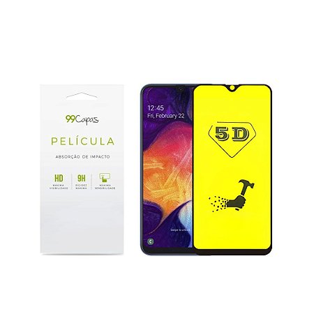 Película de Gel 5D (flexível) para Galaxy A70 - 99Capas