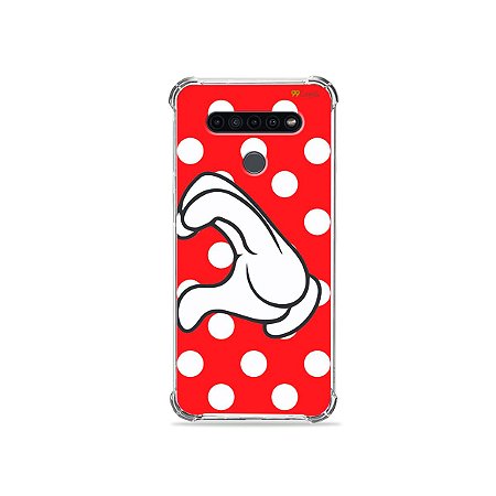 Capinha para LG K41s - Coração Minnie - 99capas - Capinhas e cases  personalizadas para celular