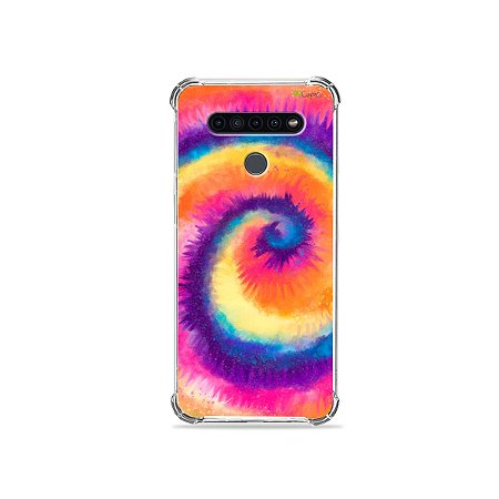 Capinha para LG K41s - Tie Dye Roxo