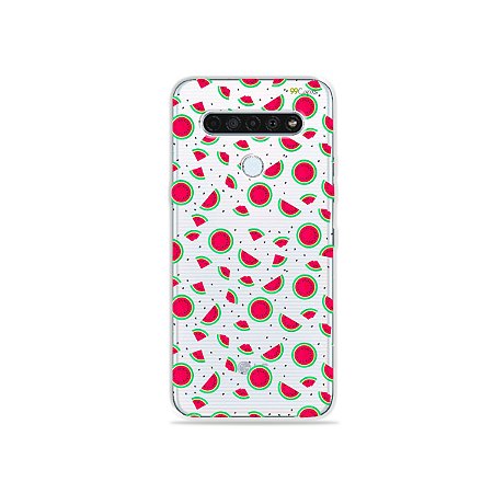 Capinha (Transparente) para LG K61 - Mini Melancias