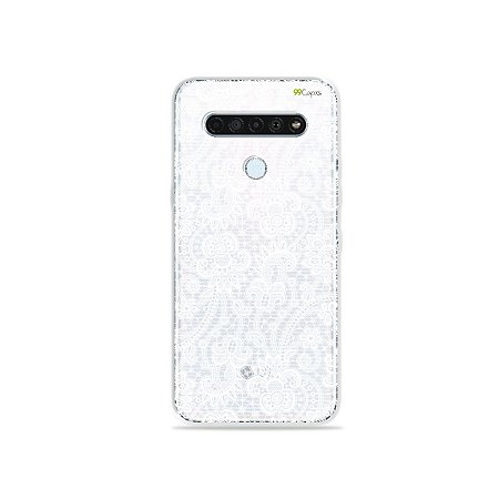 Capinha (Transparente) para LG K61 - Rendada