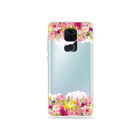 Capinha (Transparente) para Xiaomi Redmi Note 9 - Botânica