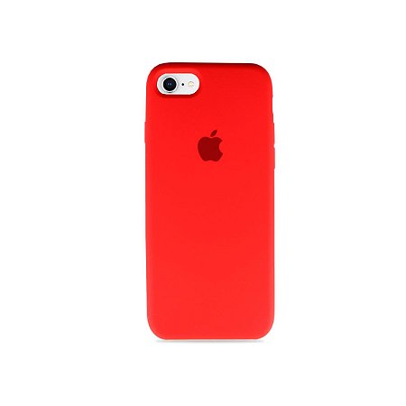 Silicone Case Vermelha para iPhone 7 Plus - 99Capas