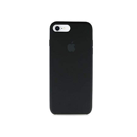 Silicone Case Preta para iPhone 7 Plus - 99Capas