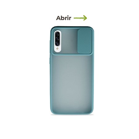 Capinha Soft Azul com proteção de câmera para Galaxy A30s  - 99Capas