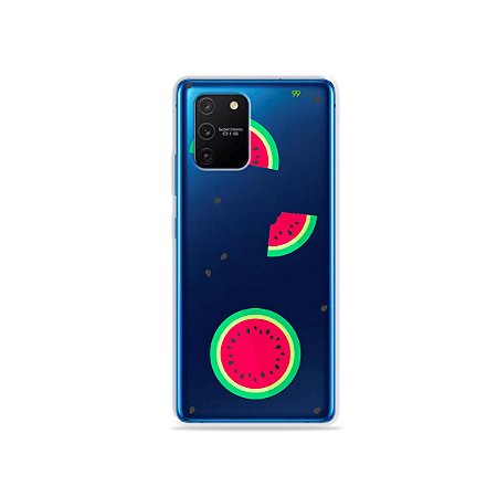 Capa (Transparente) para Galaxy S10 Lite - Melancias