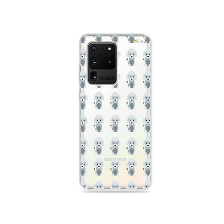 Capa (Transparente) para Galaxy S20 Ultra - Poodle