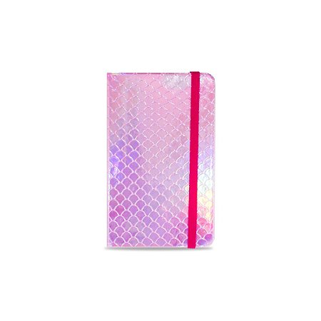 Caderneta Sereia Pink (Holográfica)