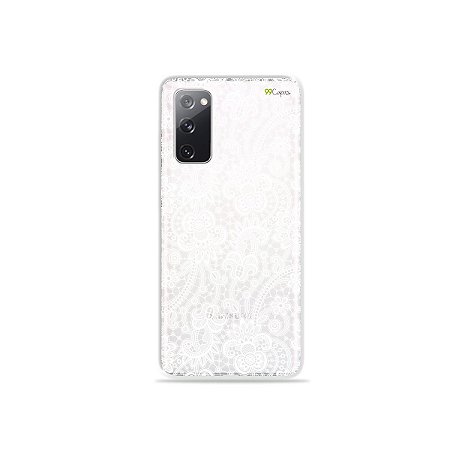 Capa (Transparente) para Galaxy S20 FE - Rendada - 99capas - Capinhas e  cases personalizadas para celular