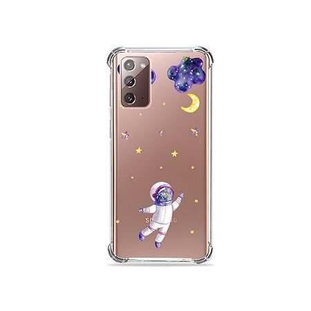 Capa (Transparente) para Galaxy Note 20 - Astronauta Sonhador