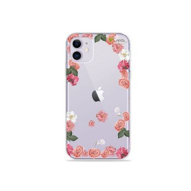 Capa (Transparente) para Iphone 12 - Pink Roses