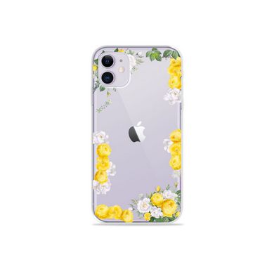 Capa (Transparente) para Iphone 12 - Yellow Roses