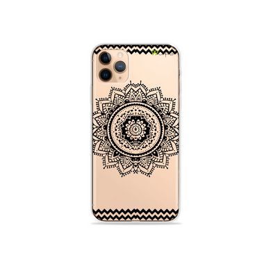 Capa (Transparente) para iPhone 12 Pro - Mandala Preta