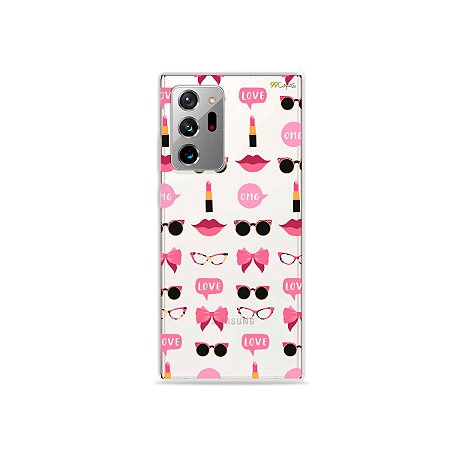 Capa (Transparente) para Galaxy Note 20 Ultra - Girls