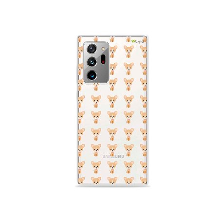 Capa (Transparente) para Galaxy Note 20 Ultra - Chihuahua