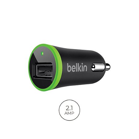 Carregador Veicular Belkin Preto 2.1 amp - 99capas - Capinhas e cases  personalizadas para celular