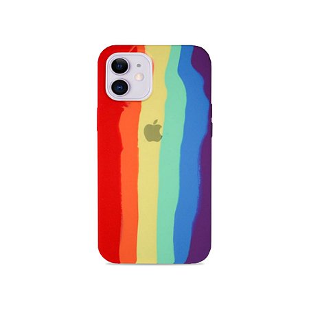 Silicone Case Arco-íris para iPhone 11 - 99Capas