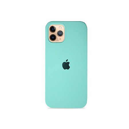 Silicone Case Verde Água para iPhone 12 Pro - 99Capas