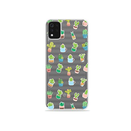 Capa (Transparente) para LG K52 - Cactus