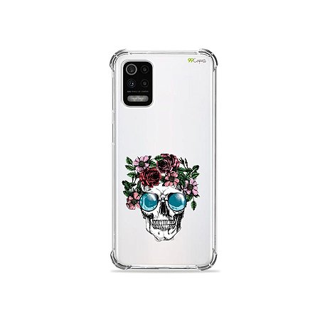 Capa (Transparente) para LG K62 - Caveira