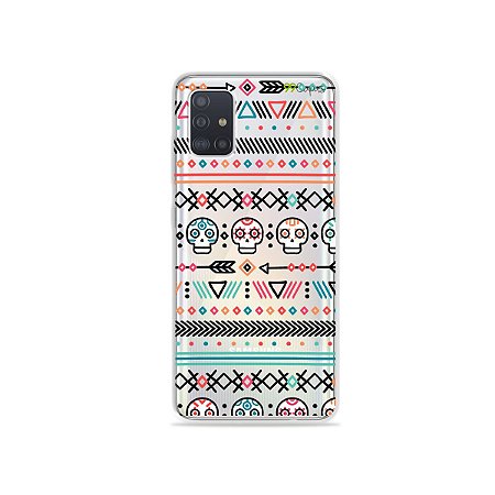 Capinha (transparente) para Galaxy A51 - Tribal