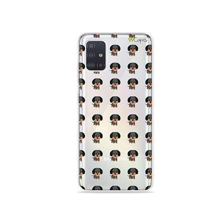 Capinha (transparente) para Galaxy A51 - Salsichinha