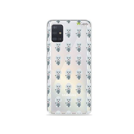 Capinha (transparente) para Galaxy A51 - Poodle