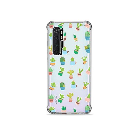Capa (transparente) para Xiaomi Mi Note 10 Lite - Cactus