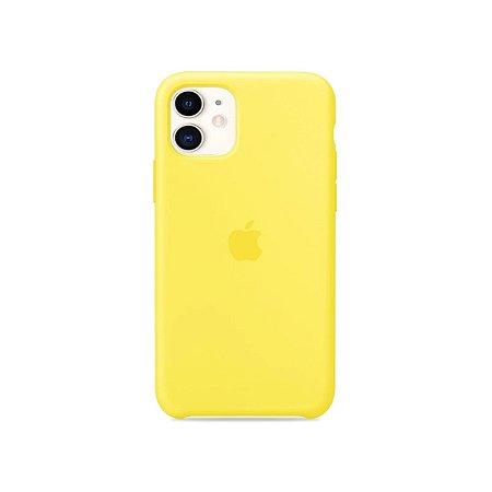 Silicone Case Amarela para iPhone 11 - 99Capas