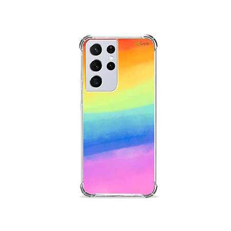 Capa para Galaxy S21 Ultra - Rainbow