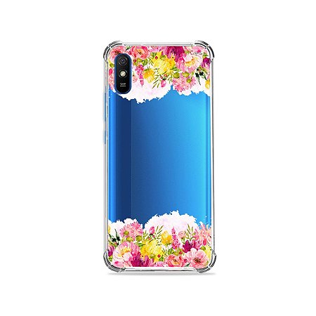 Capa (Transparente) para Redmi 9i - Botânica