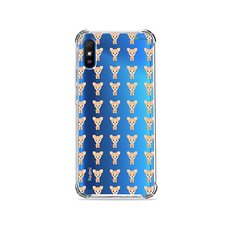 Capa (Transparente) para Redmi 9i - Chihuahua