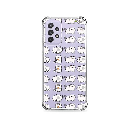 Capa (Transparente) para Galaxy A72 - Lazy Cat