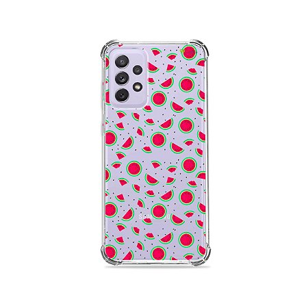 Capa (Transparente) para Galaxy A72 - Mini Melancias