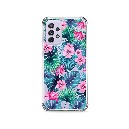 Capa (Transparente) para Galaxy A72 - Tropical