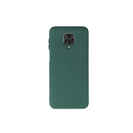 Silicone Case Verde para Redmi Note 9 Pro