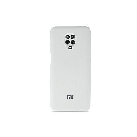 Silicone Case Branca para Redmi Note 9S (com proteção para câmera)
