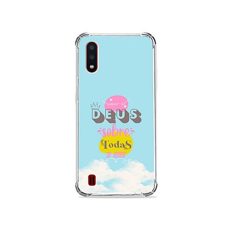 Capa para Galaxy A01 - Amar a Deus