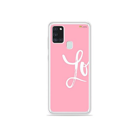 Capa para Galaxy A21s - Love 1