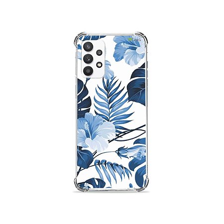 Capa para Galaxy A52 - Flowers in Blue