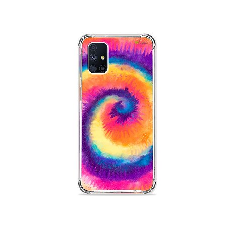 Capa para Galaxy M51 - Tie Dye Roxo