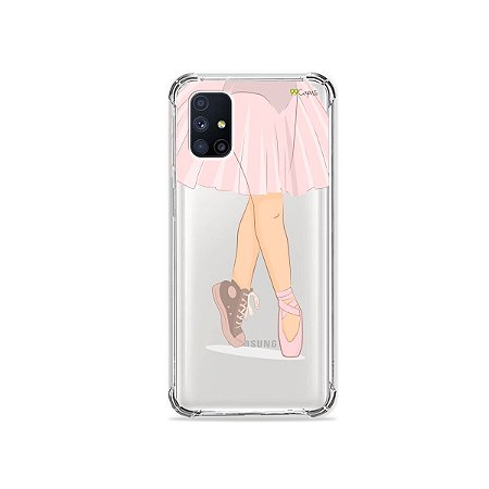 Capa (Transparente) para Galaxy M51 - Bailarina