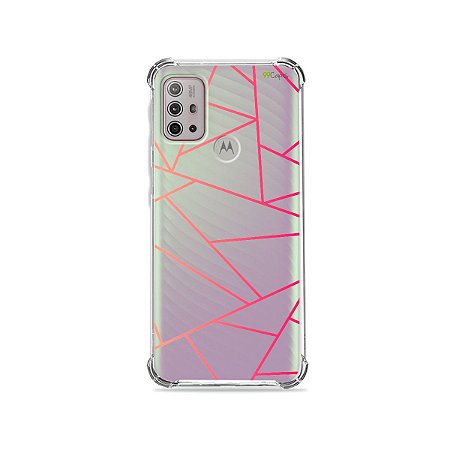 Capa (Transparente) para Moto G10 - Abstrata