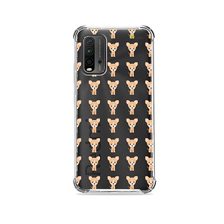 Capa (Transparente) para Redmi 9T - Chihuahua