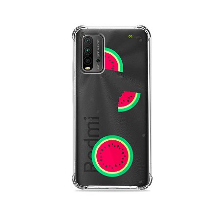 Capa (Transparente) para Redmi 9T - Melancias