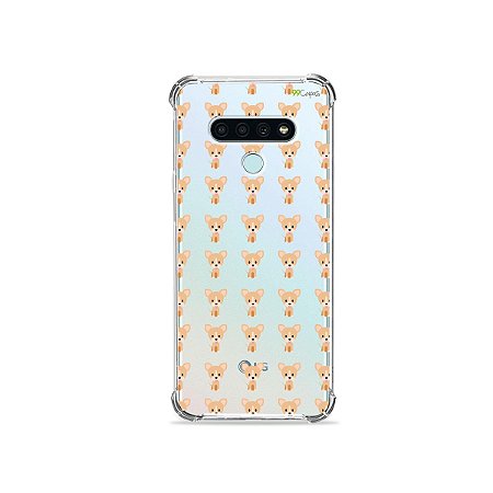 Capa (Transparente) para LG K71 - Chihuahua