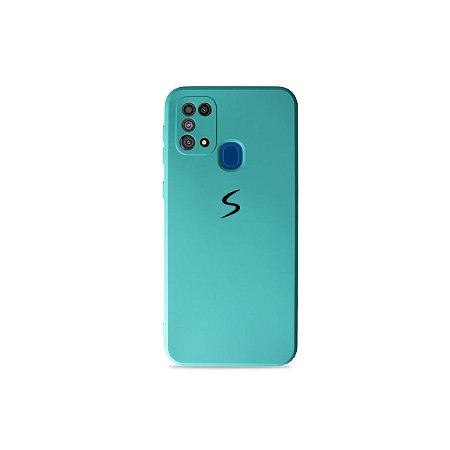 Silicone Case Verde Água para Galaxy M31