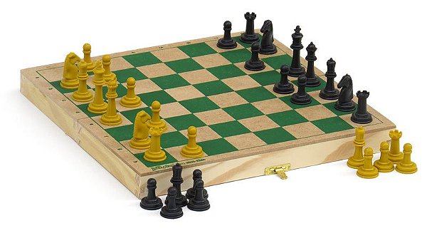 Pecas xadrez madeira