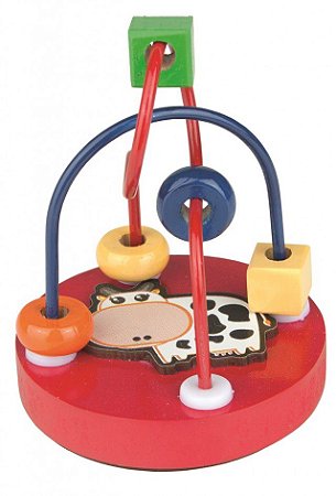 Brinquedo Educativo Mini Aramado - Vaca - Carlu