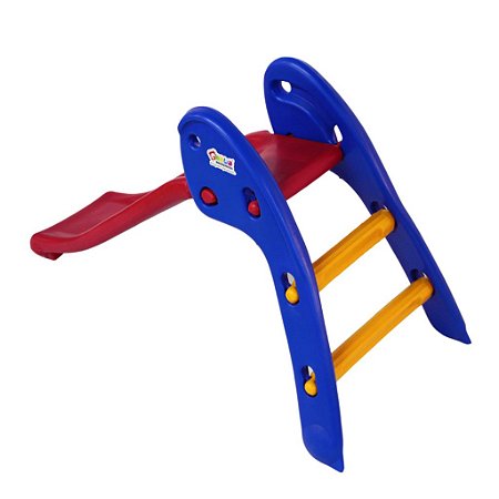 Escorregador Infantil Pequeno Criança 2 Degraus Plastico